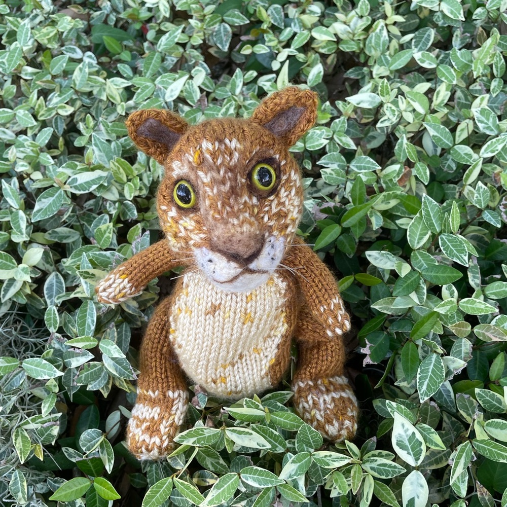 Custom made to order - Hand crafted knit and needle felted cat kitten artisan - Picture 2 of 14